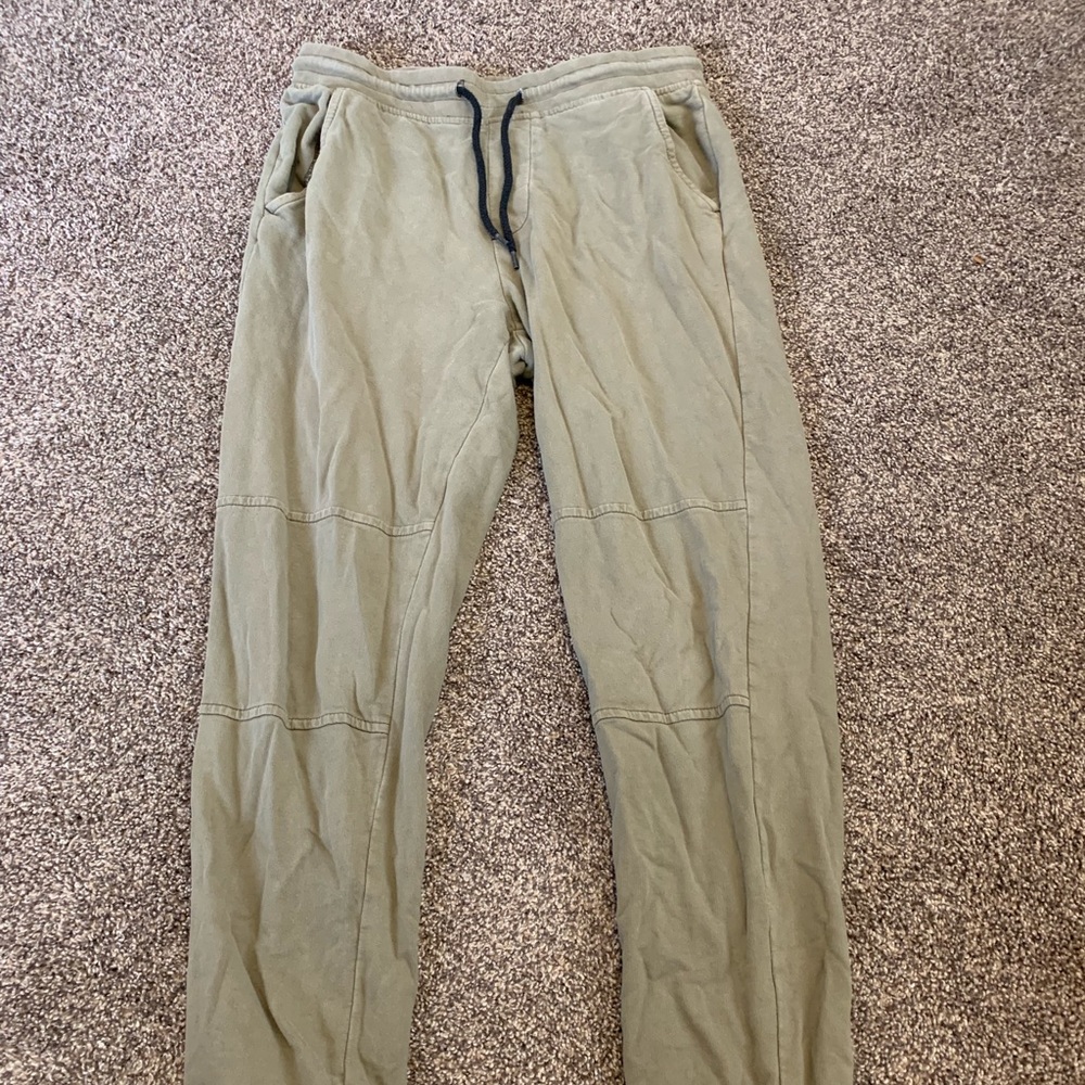 Green joggers